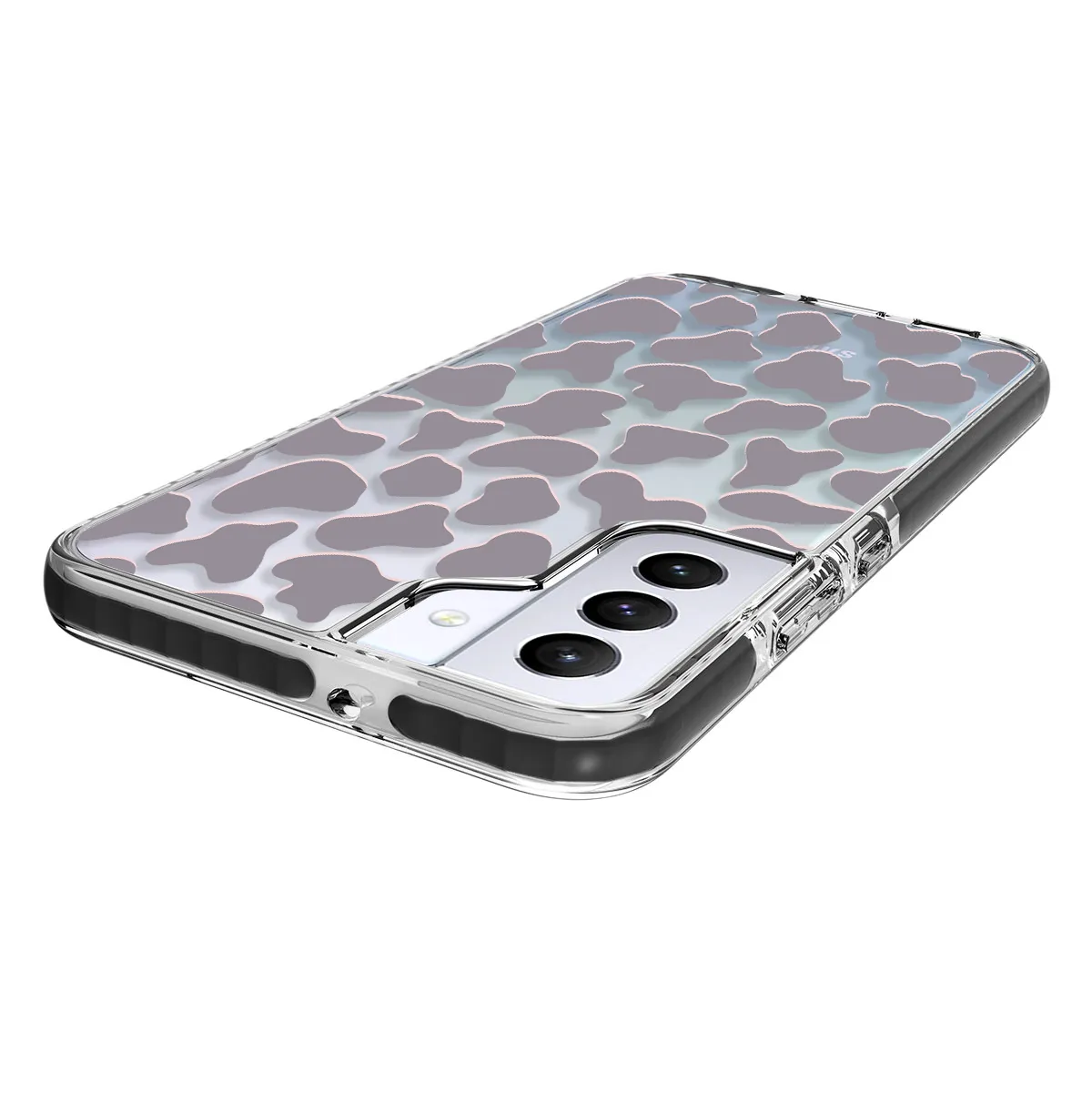 Gray Cow Print Samsung Case