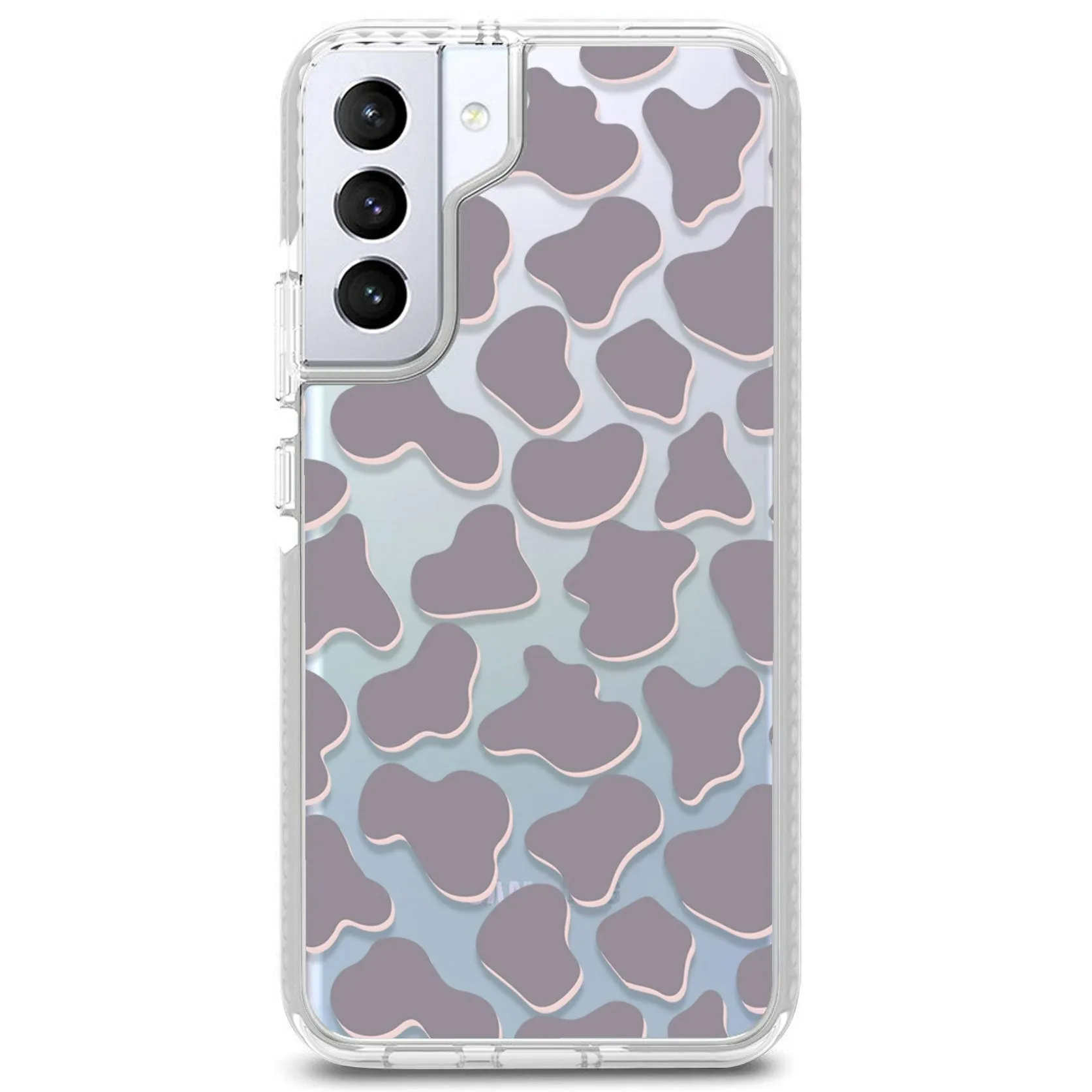 Gray Cow Print Samsung Case