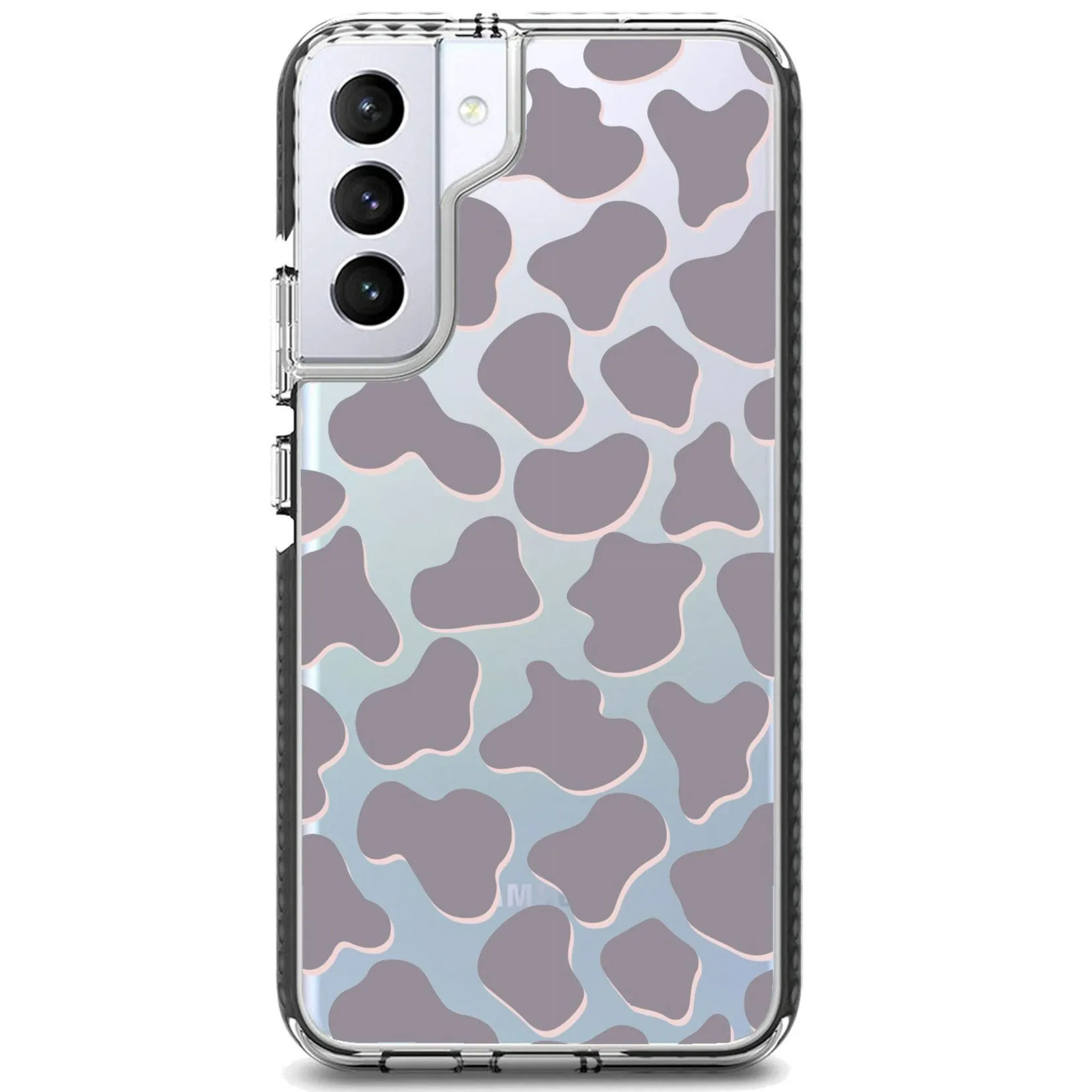 Gray Cow Print Samsung Case