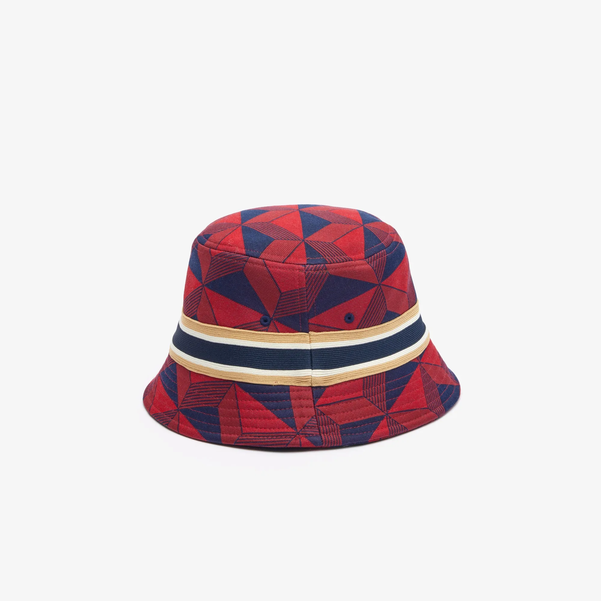 Interlock Jacquard Patterned Bucket Hat