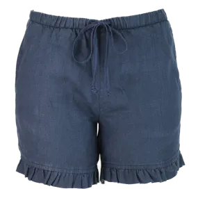 IS Wendy Ruffle Hem Short Navy