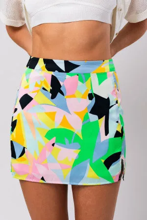 Jade vibrant skirt