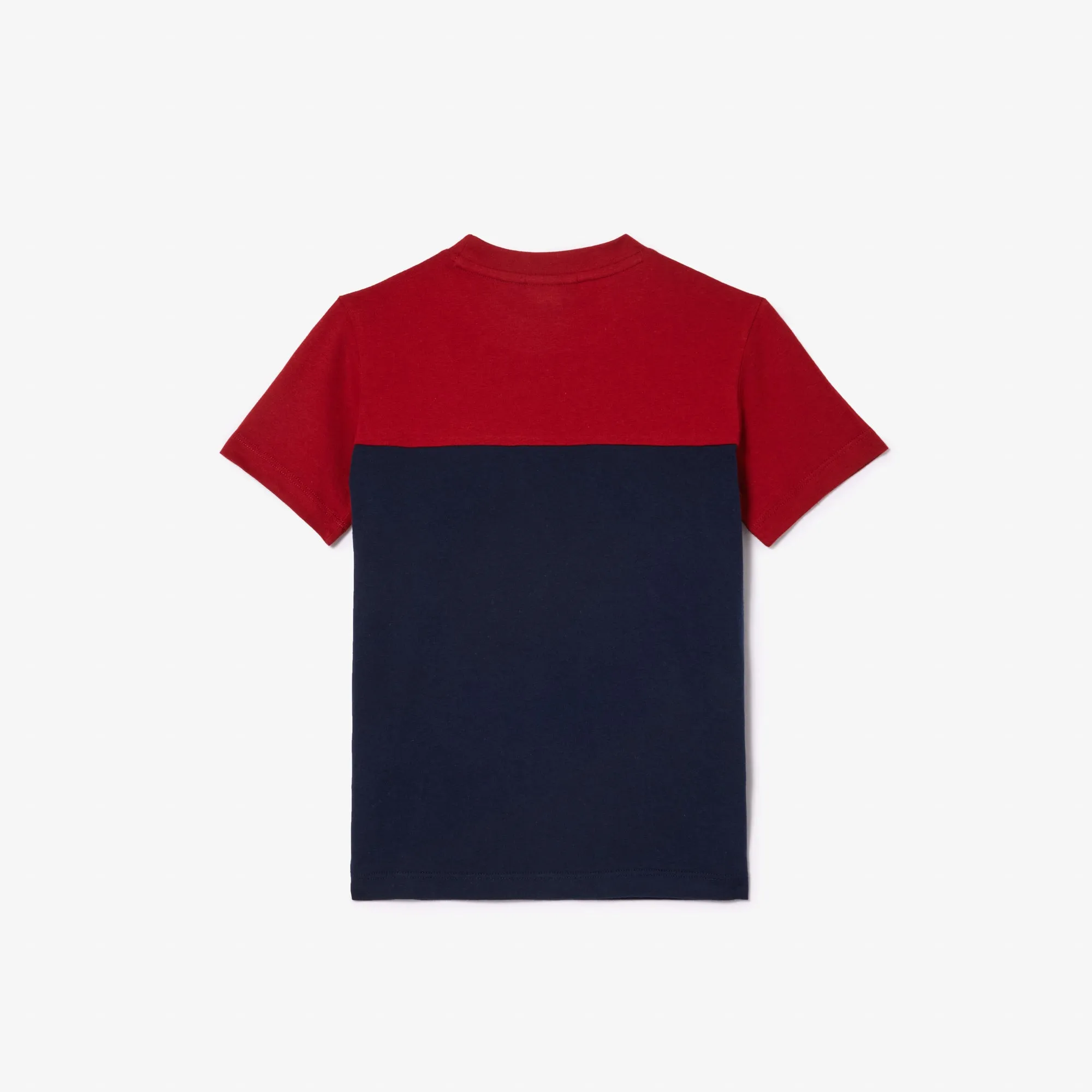 Kids’ Lacoste Colourblock Organic Cotton Jersey T-shirt