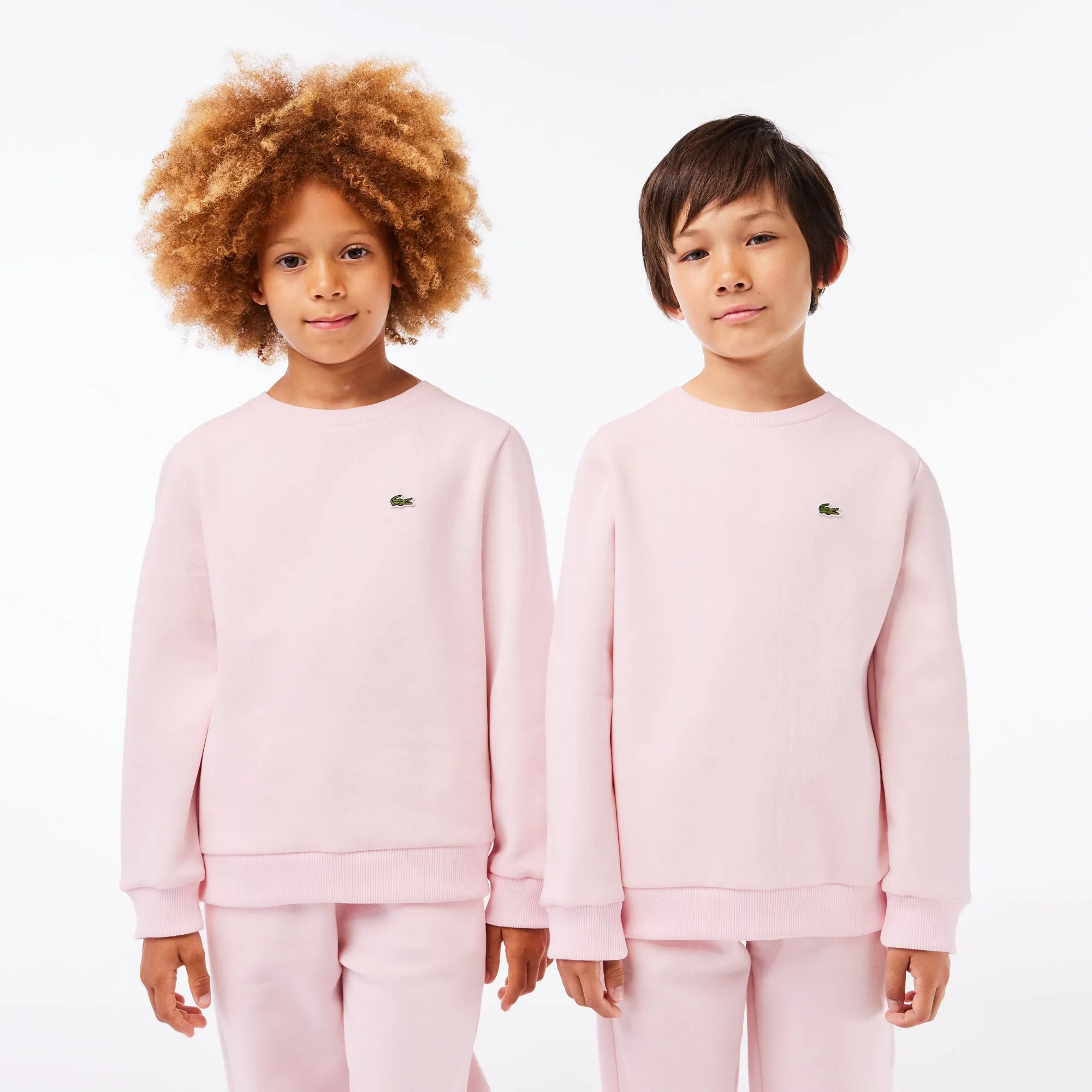 Kids’ Lacoste Organic Cotton Flannel Sweatshirt