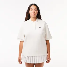 Lacoste Double Sided Cotton Pique Oversized Polo Shirt