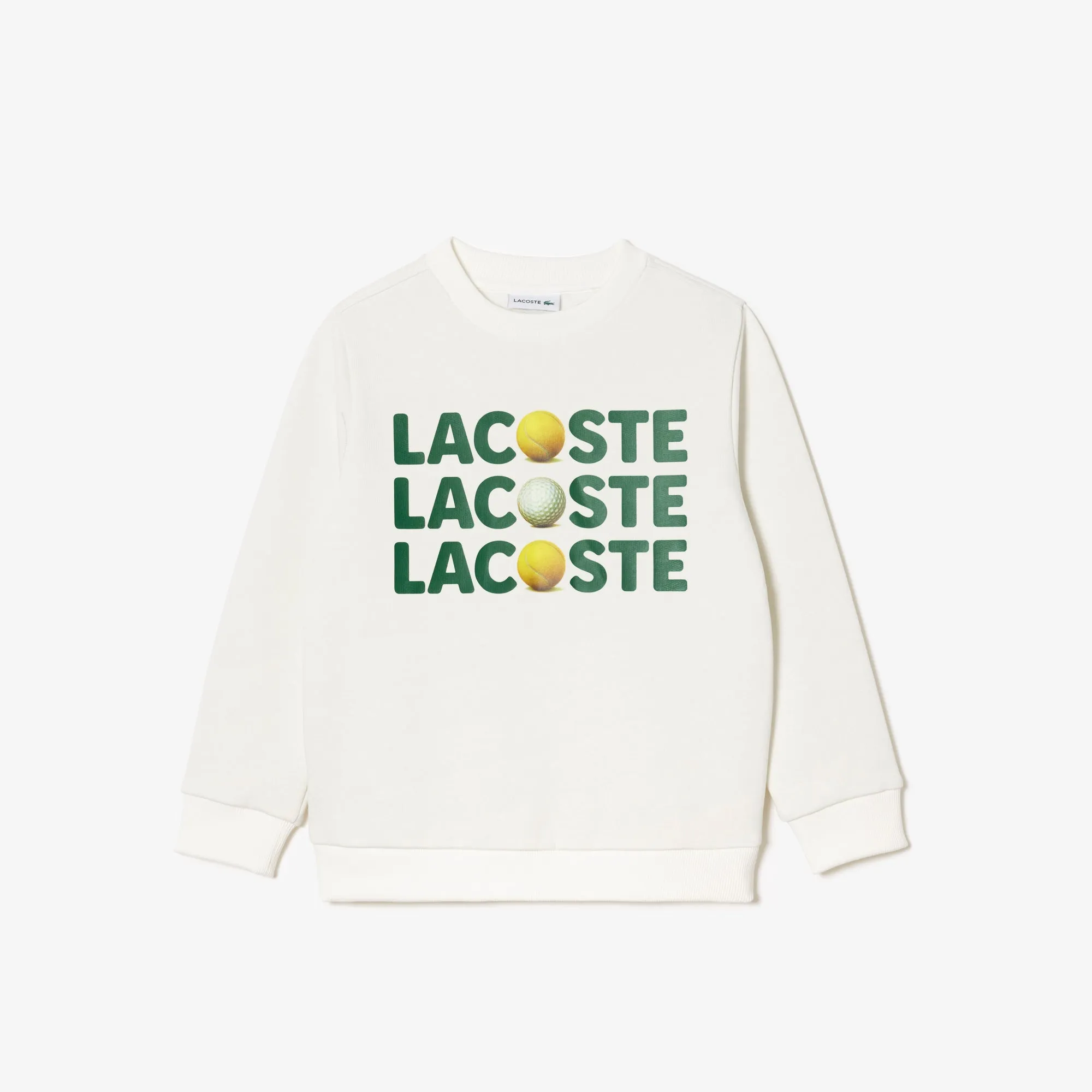 Lacoste Print Crew Neck Sweatshirt