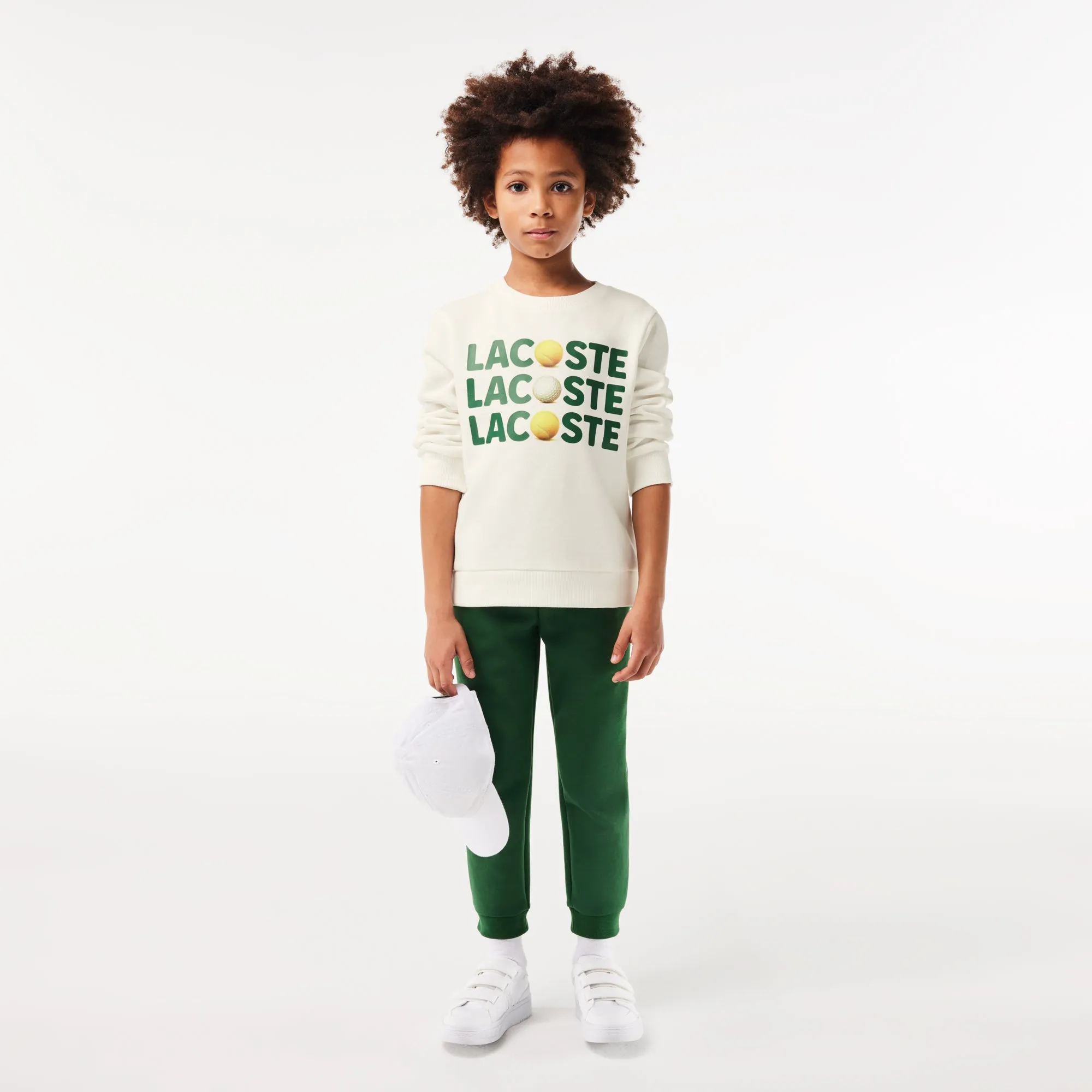 Lacoste Print Crew Neck Sweatshirt