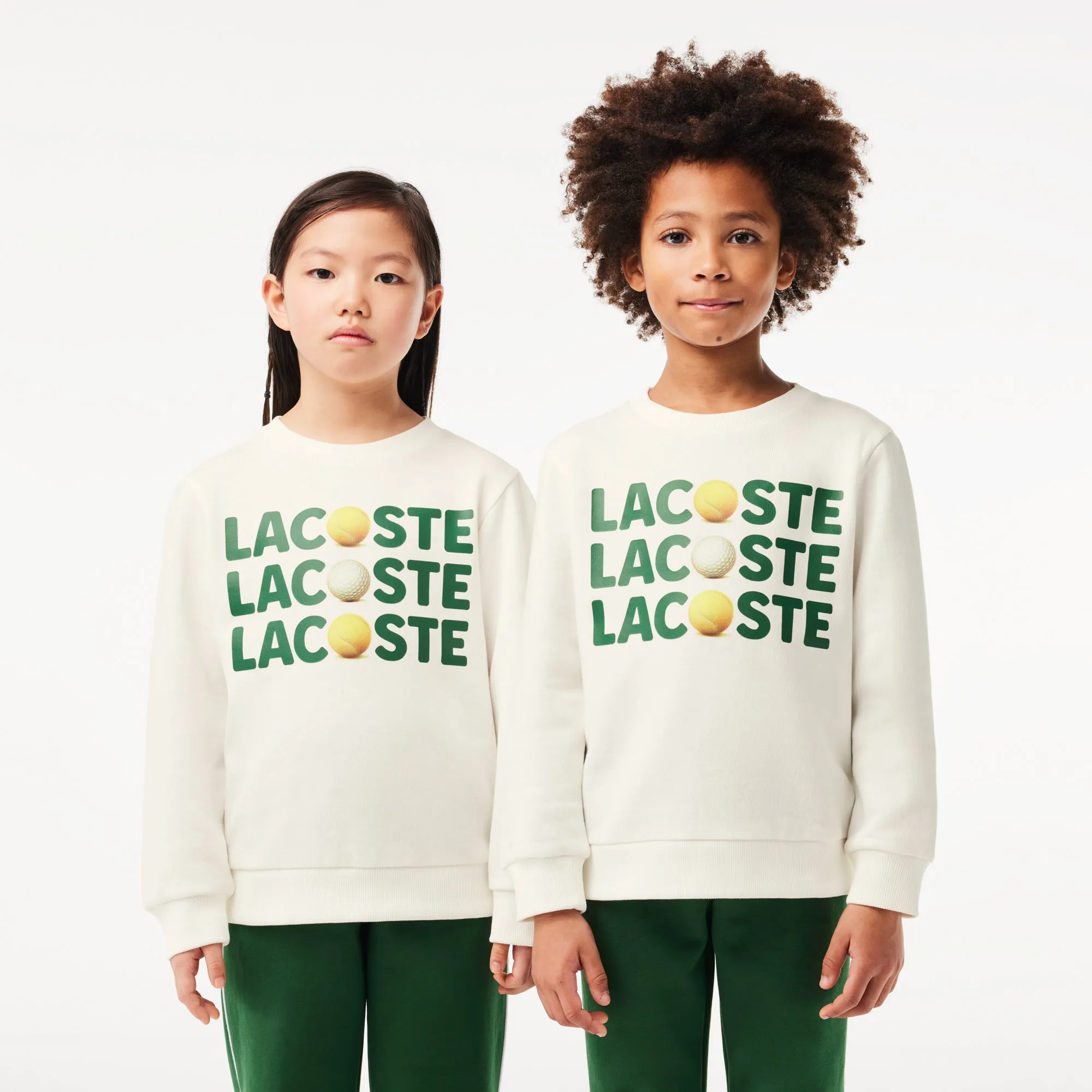 Lacoste Print Crew Neck Sweatshirt