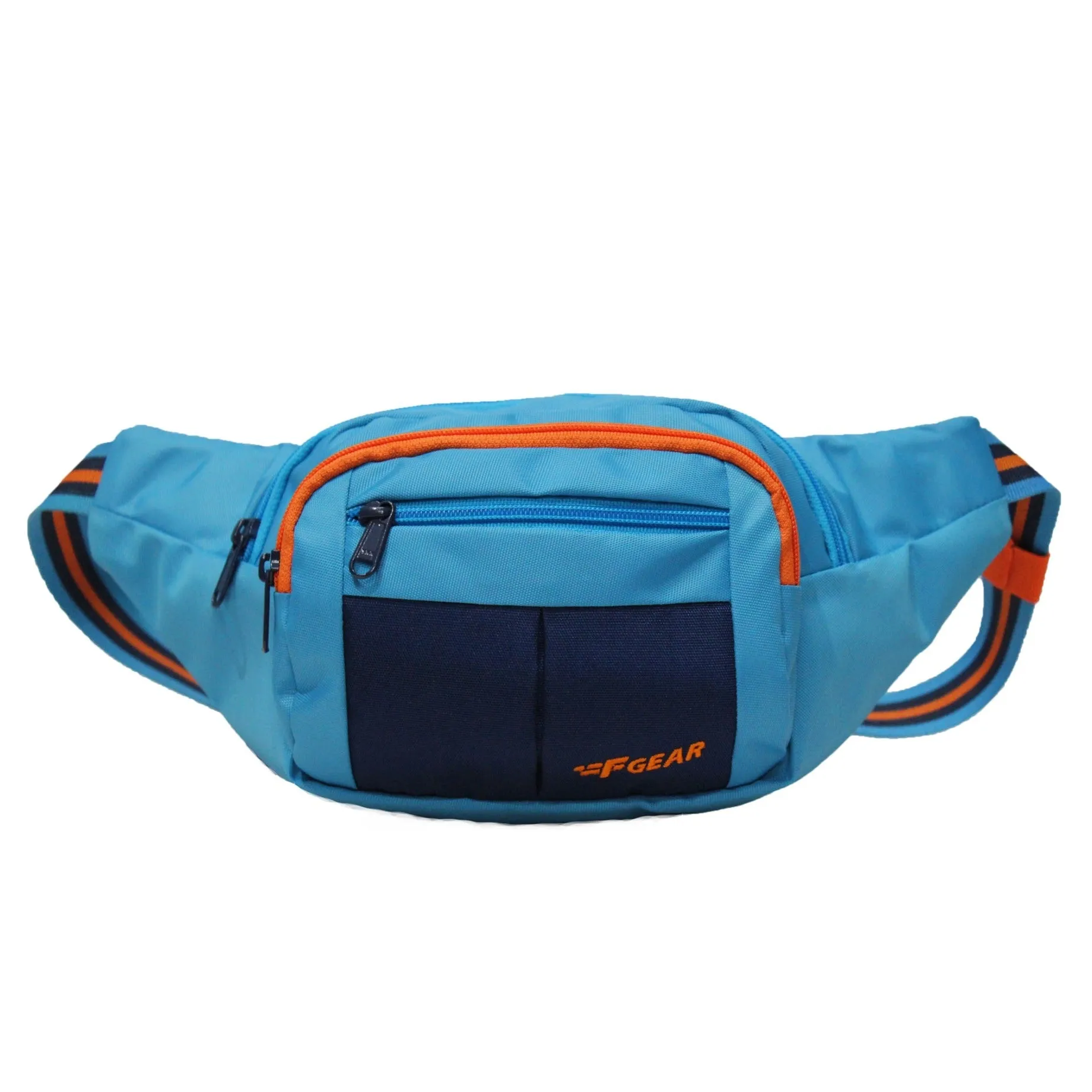 Lattitude Blue Navy Orange Waist Pouch