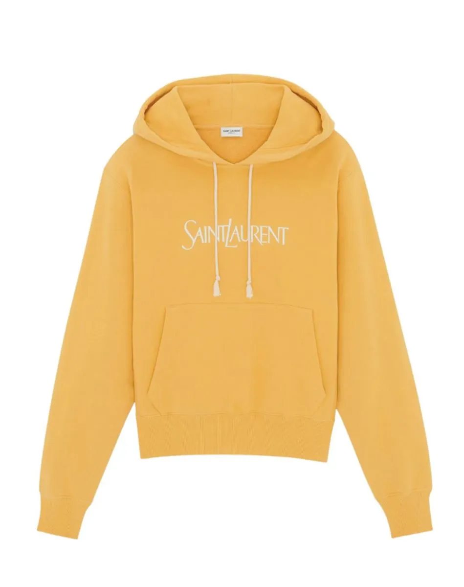 LOGO-PRINT COTTON HOODIE