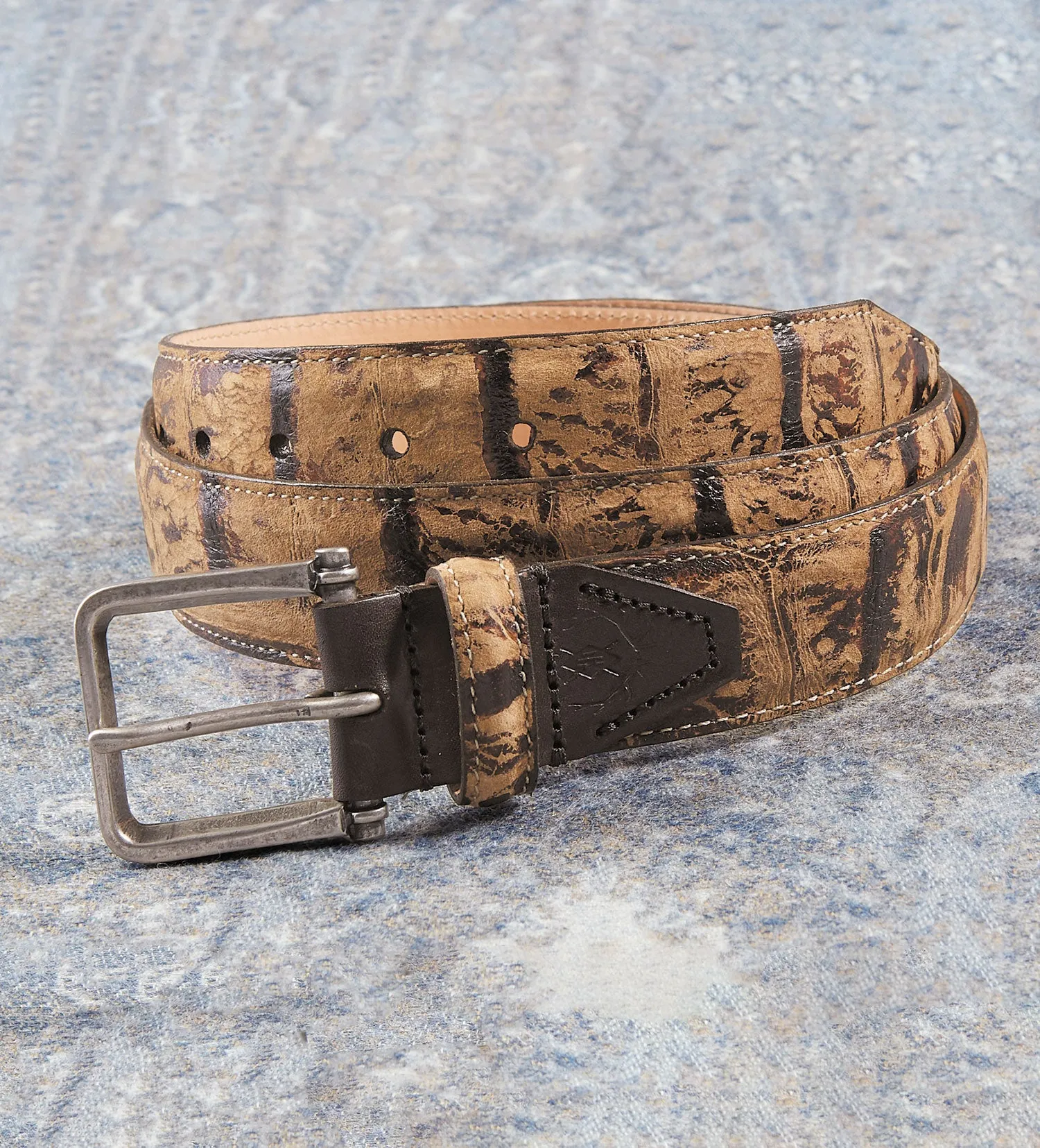 Martin Dingman Nile Croc Grain Belt