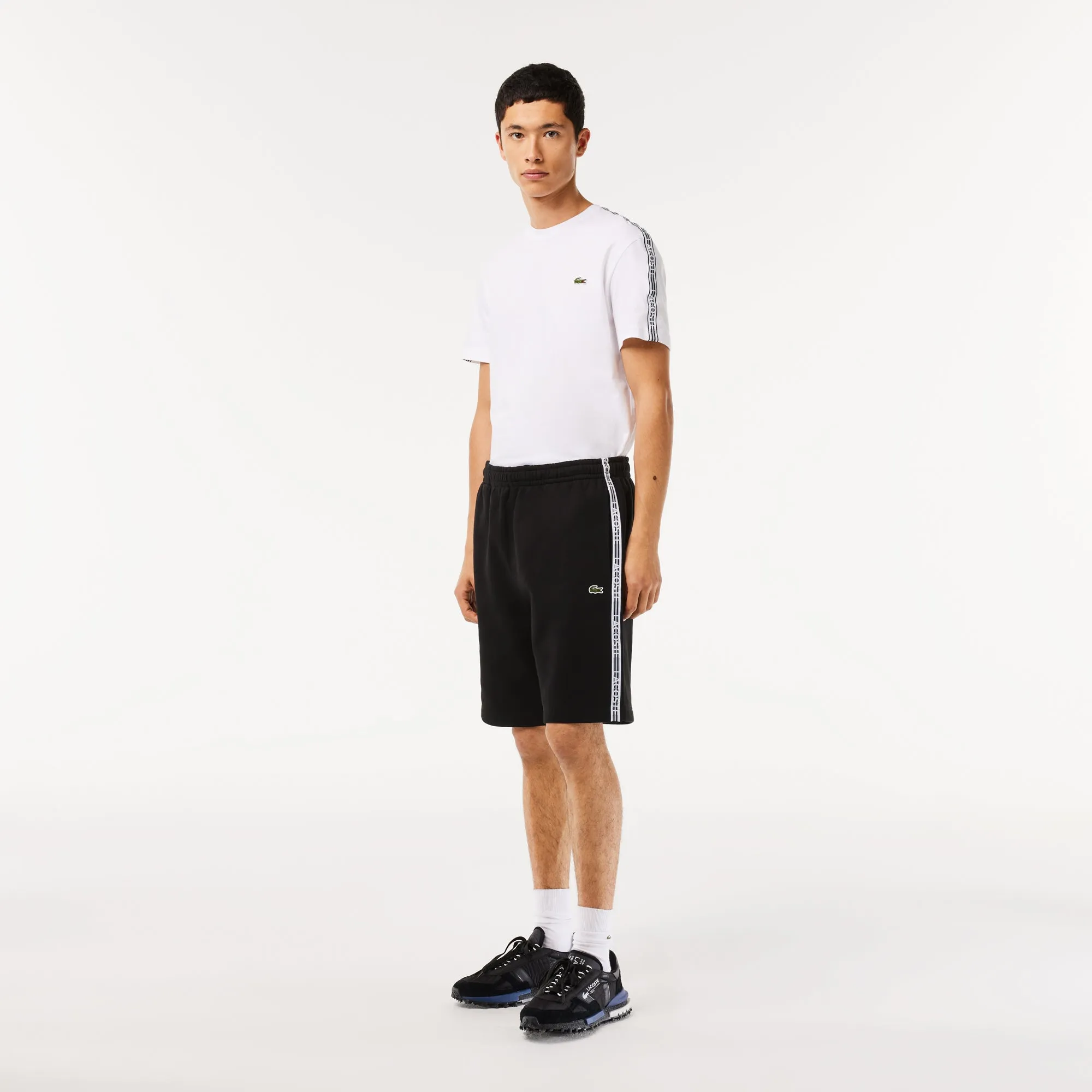 Men’s Lacoste Cotton Flannel Jogger Shorts