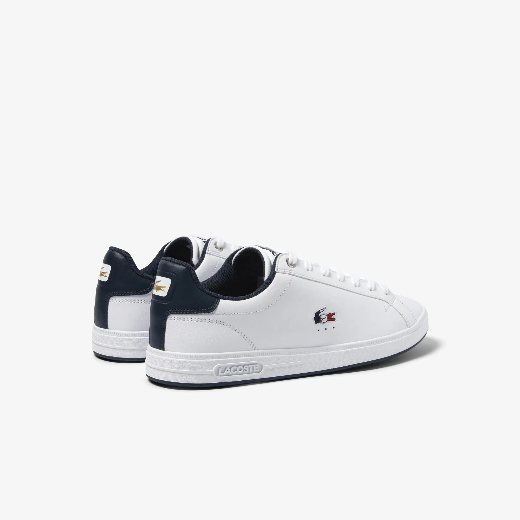 Men's Lacoste Graduate Pro Leather Tricolour Trainers