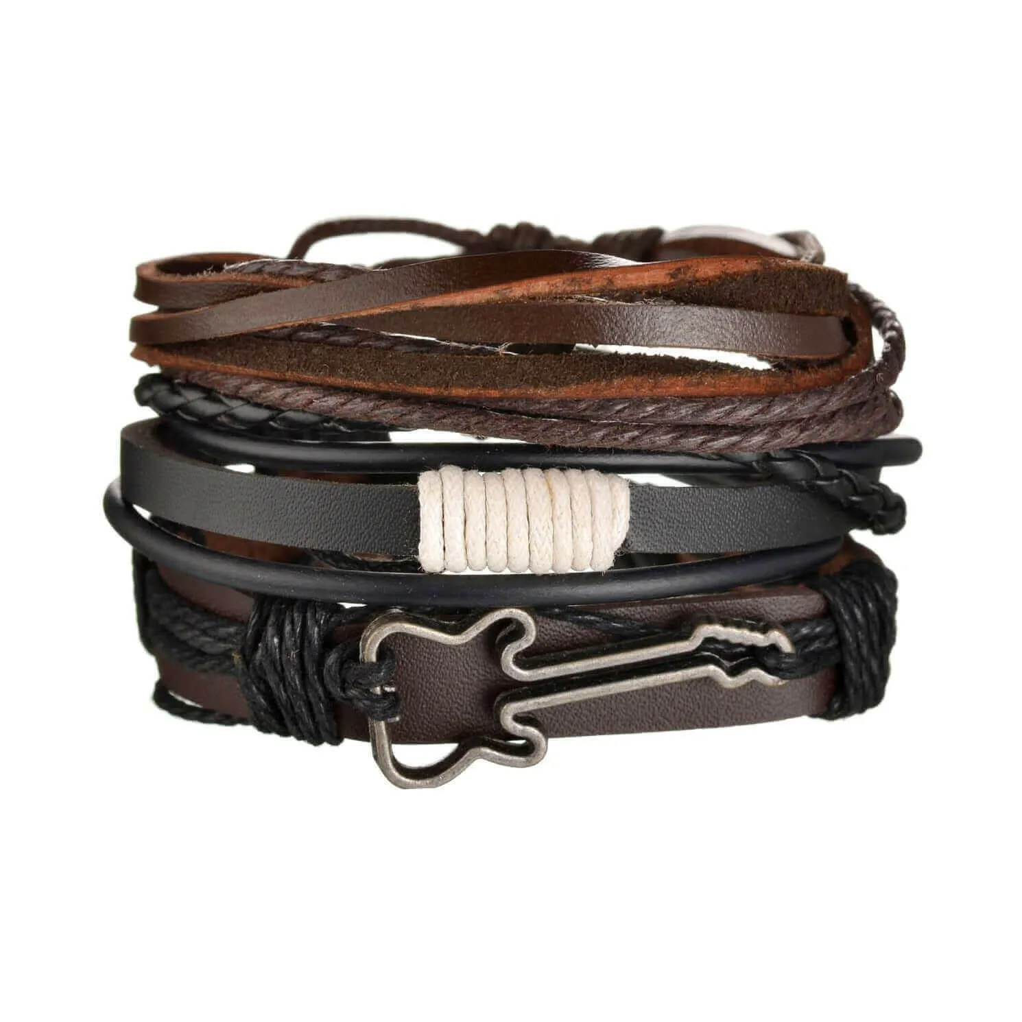 Mens Modern Multilayered Bracelet