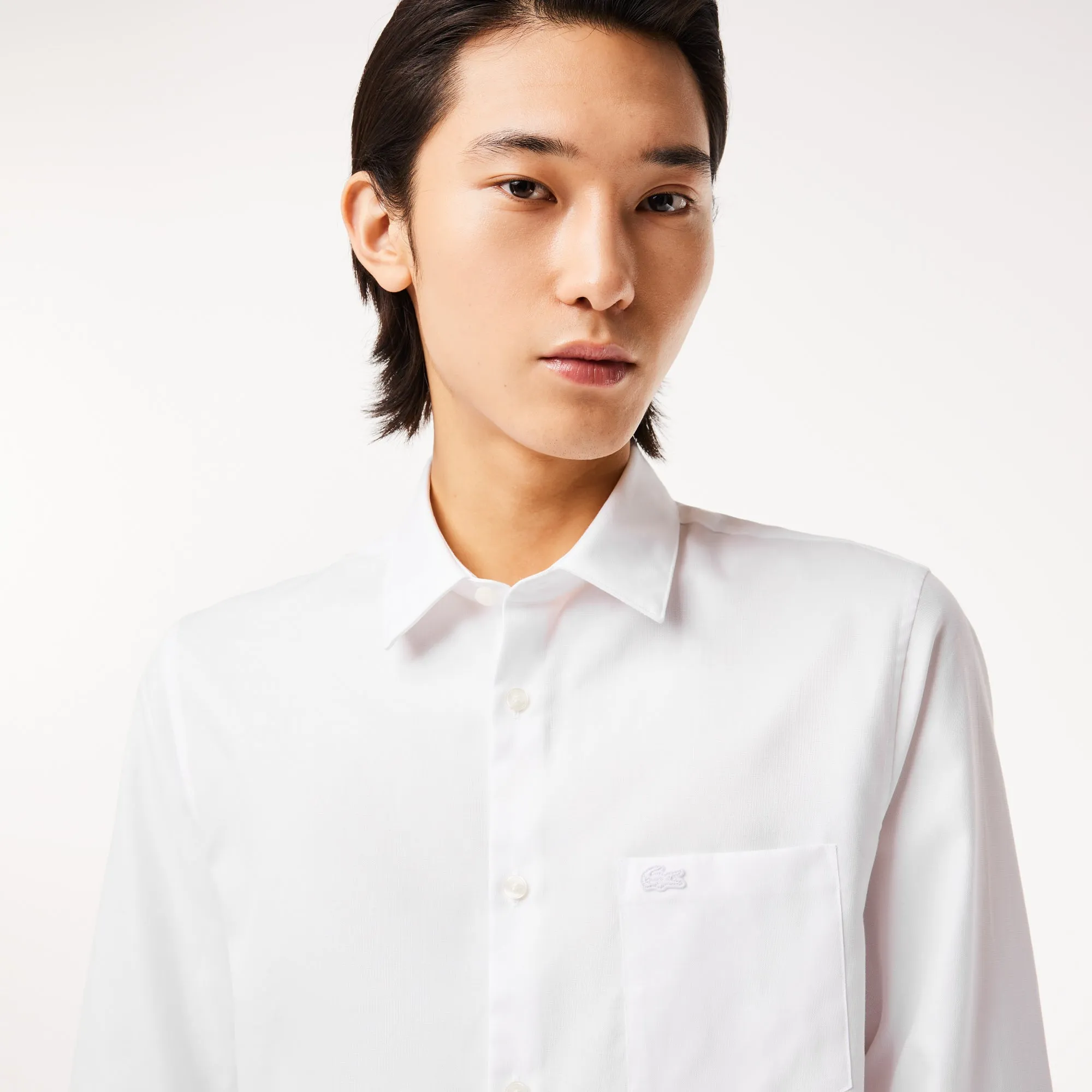 Men's Regular Fit Solid Cotton Shirt