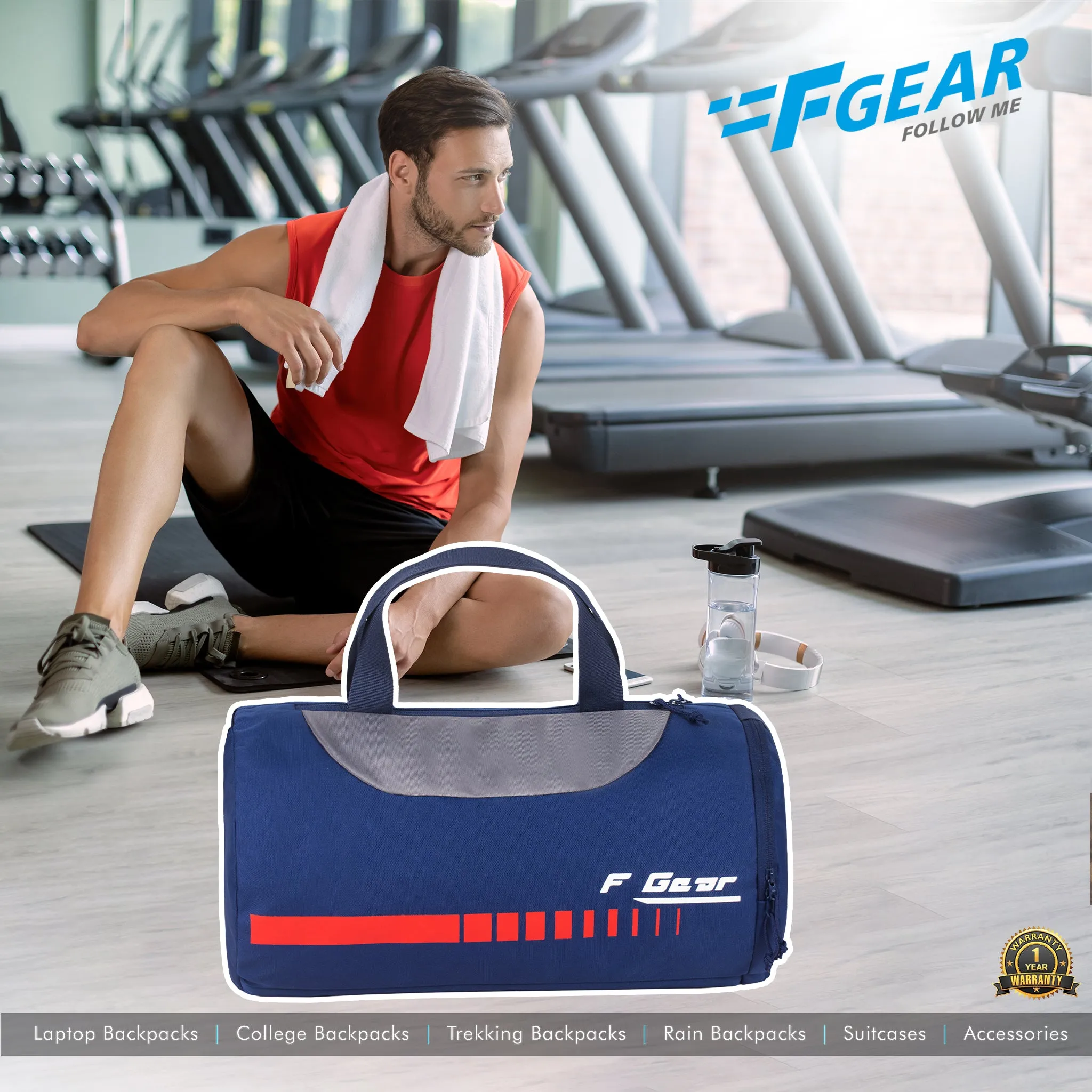 Messi 23L Blue Grey Gym bag