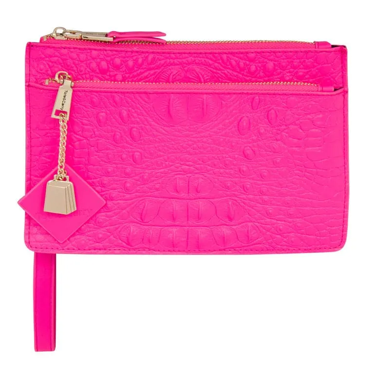 Neon Pink Apollo 2 Clutch Purse