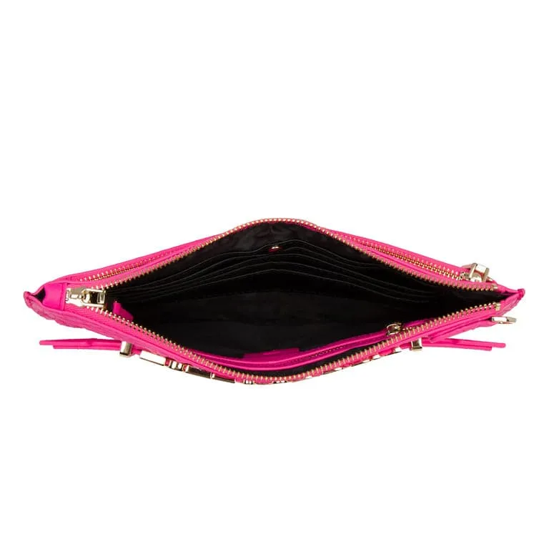 Neon Pink Apollo 2 Clutch Purse