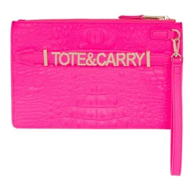 Neon Pink Apollo 2 Clutch Purse