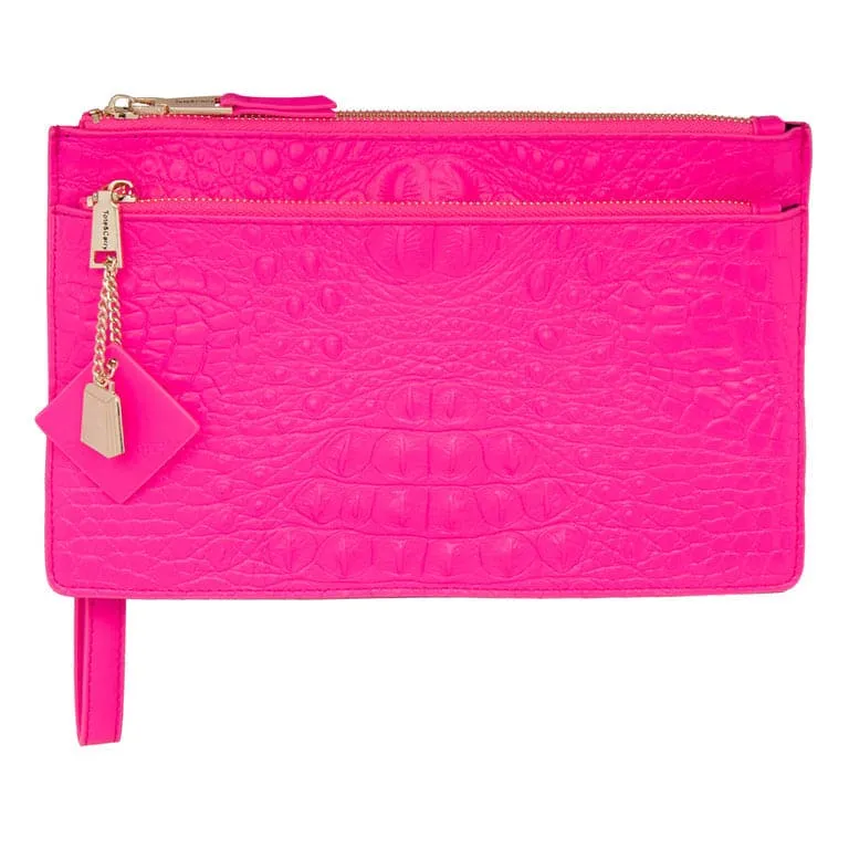 Neon Pink Apollo 2 Clutch Purse