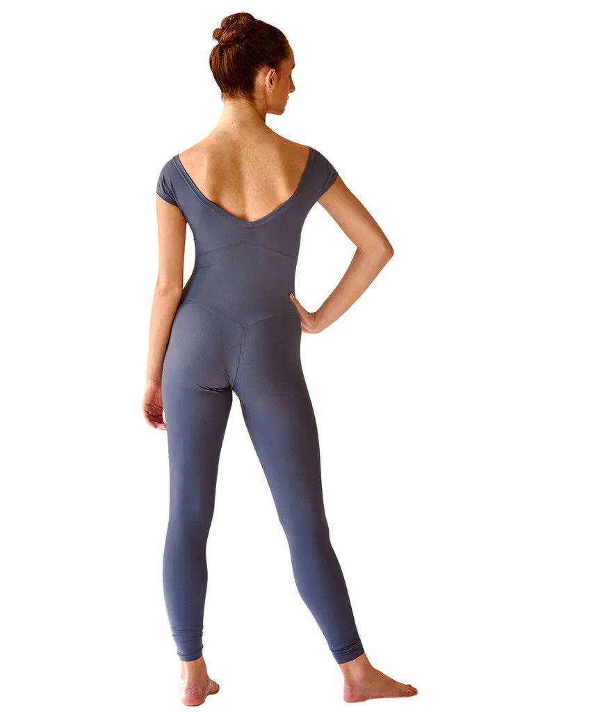 Polyester Cap Sleeve Unitard