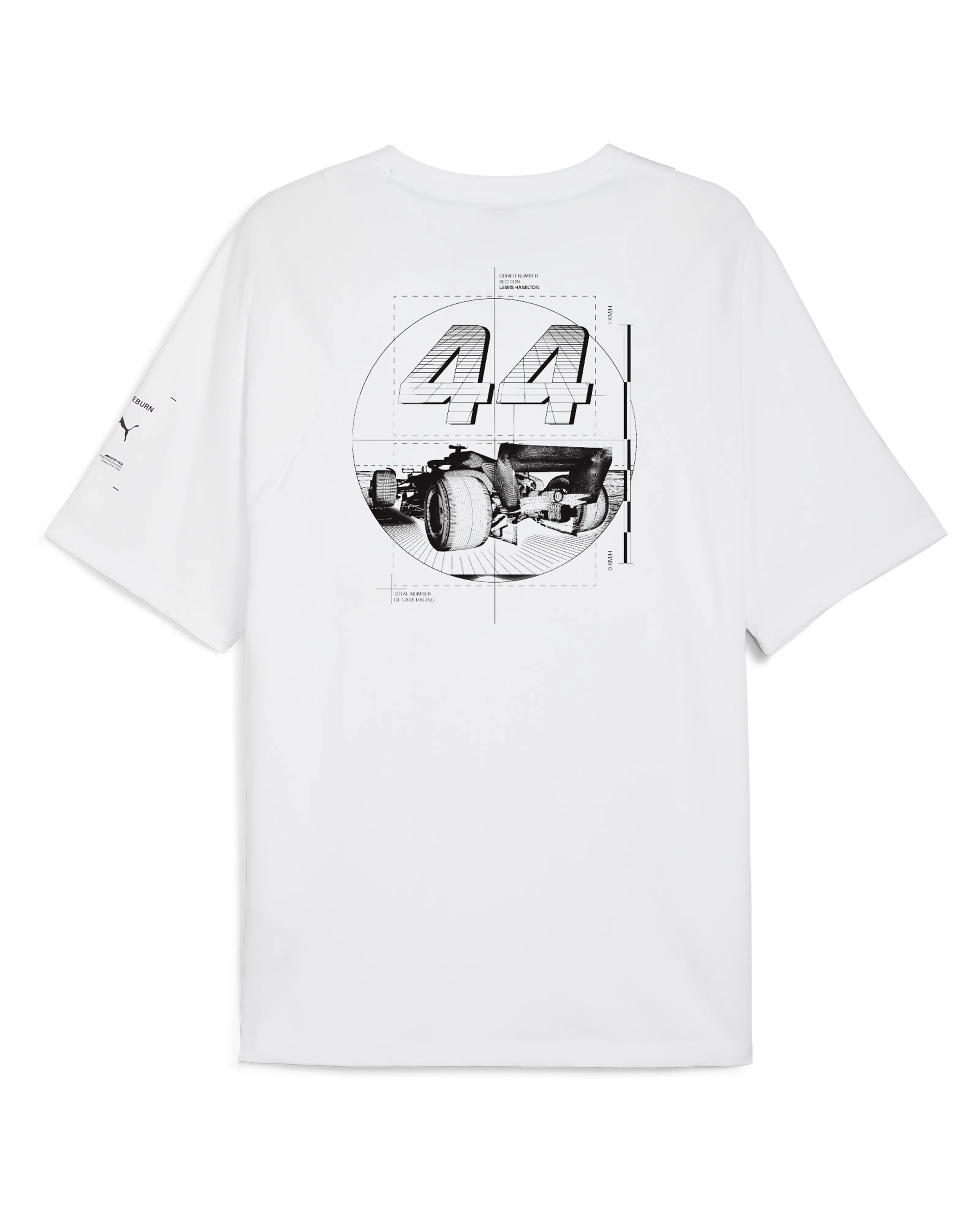 Raeburn x Mercedes-AMG F1 x Puma Lewis Hamilton Drivers Tee White