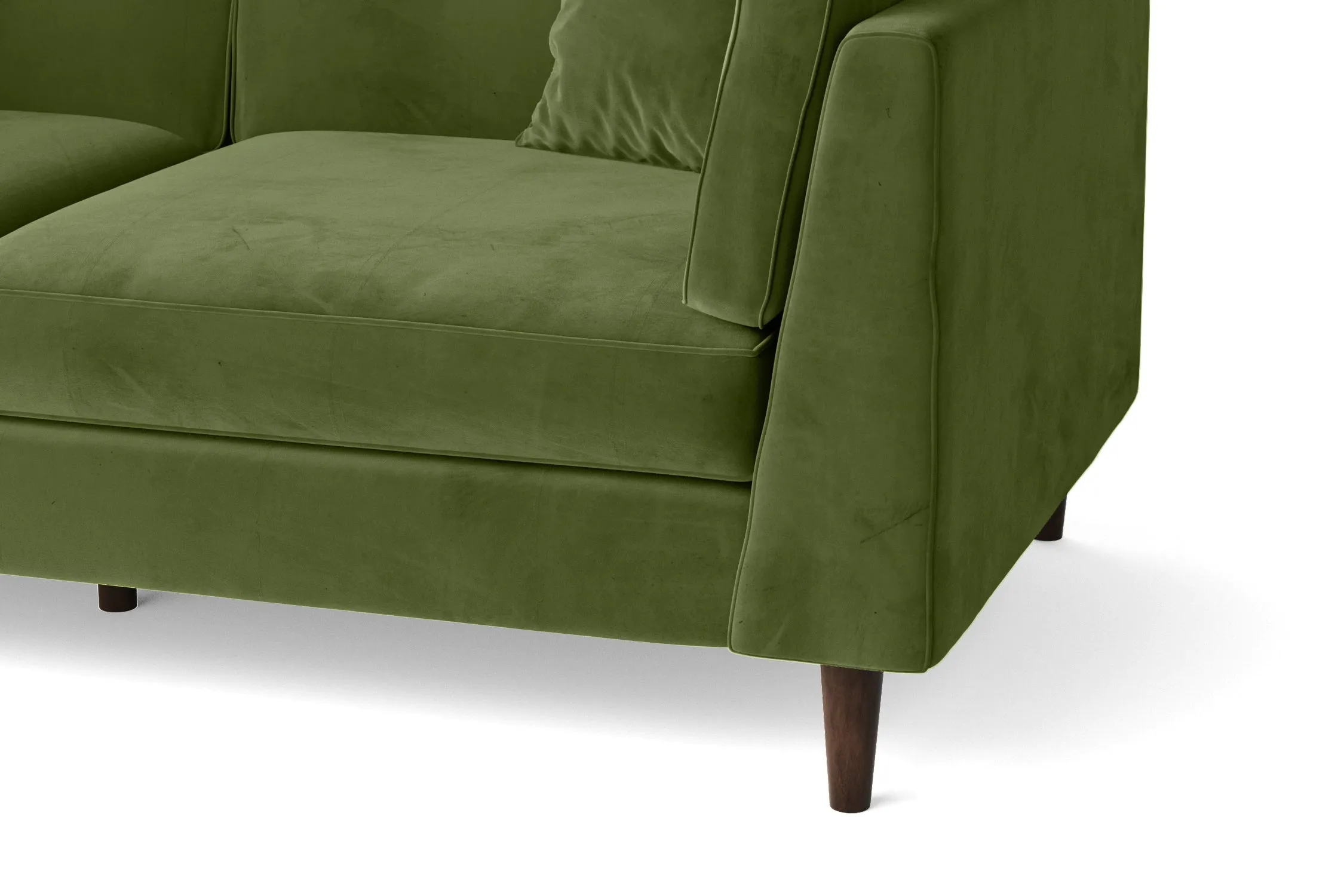 Ragusa 2 Seater Sofa Lime Velvet