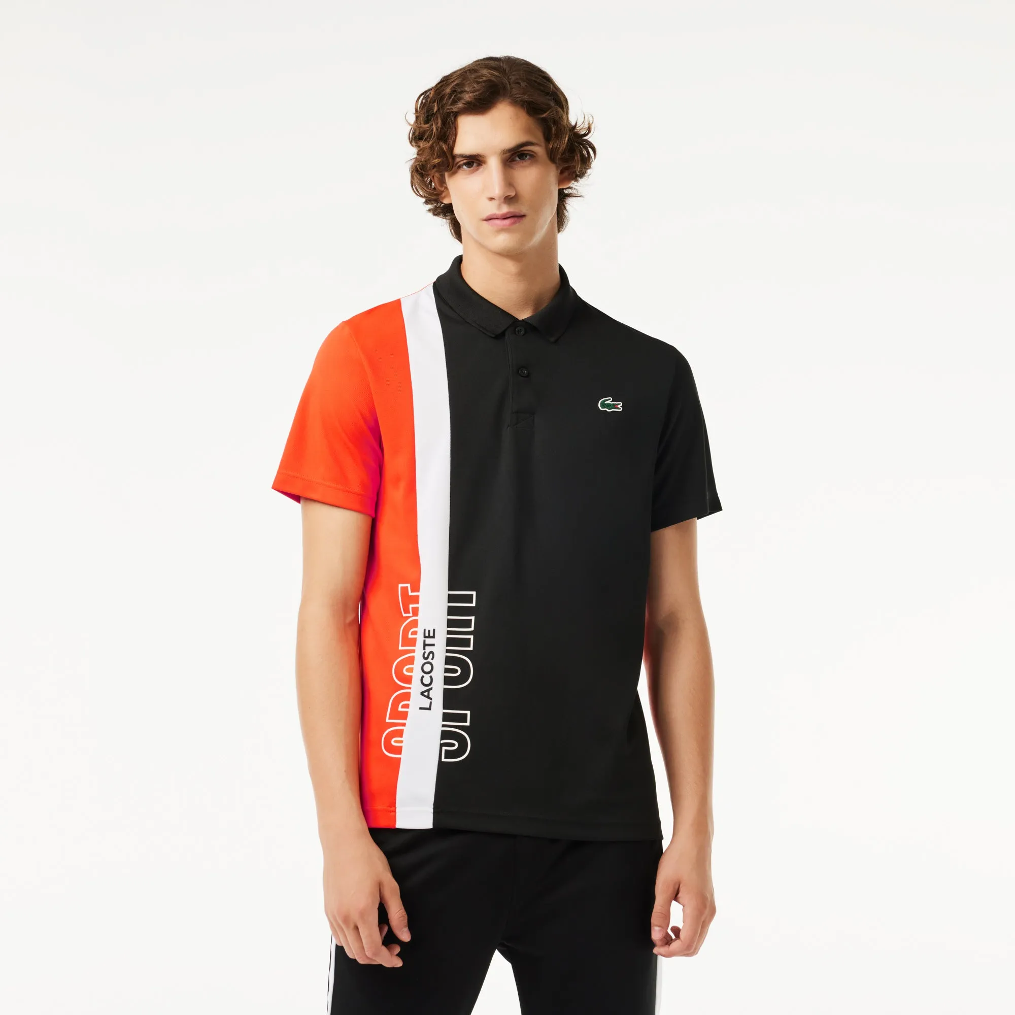 Regular Fit Recycled Knit Tennis Polo Shirt