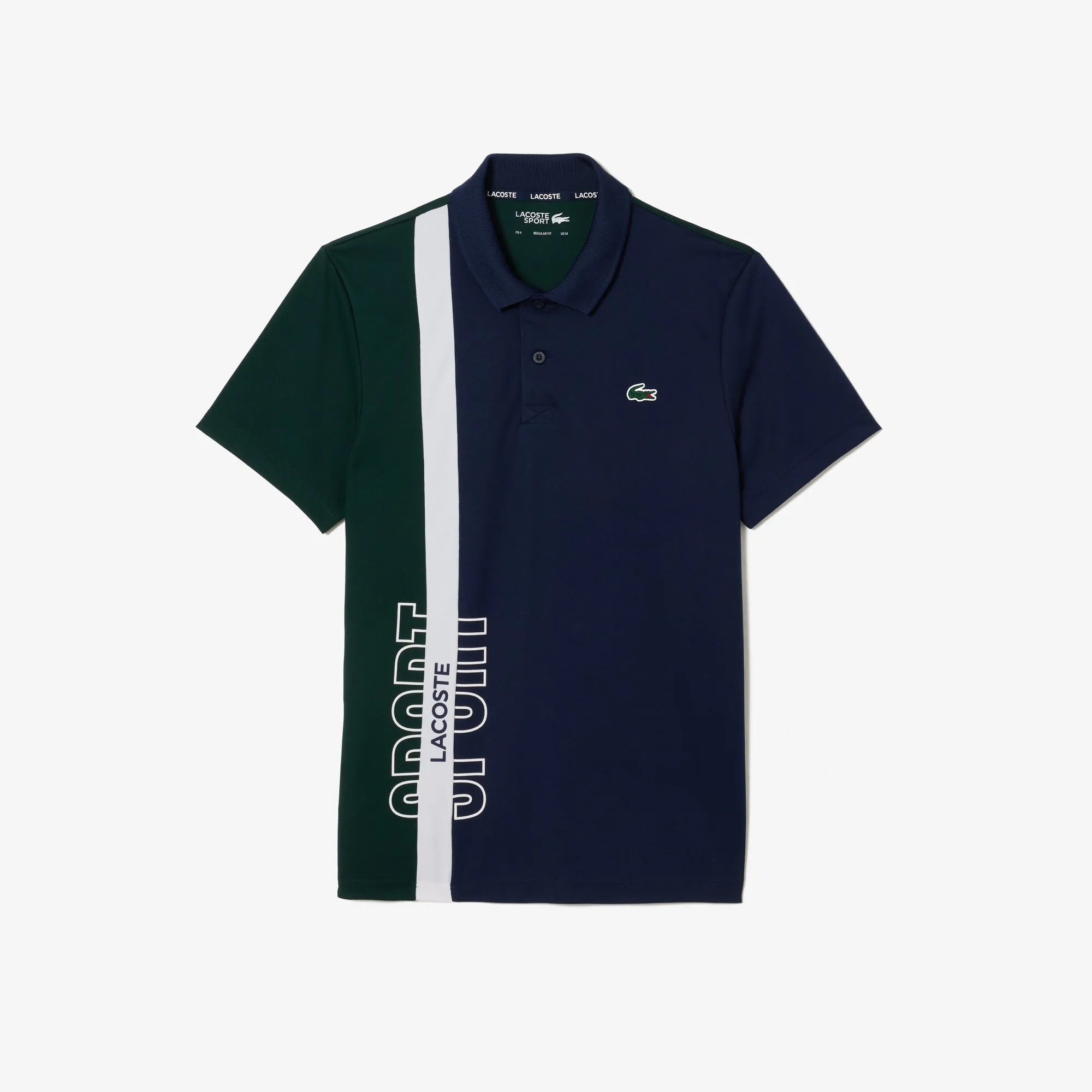 Regular Fit Recycled Knit Tennis Polo Shirt