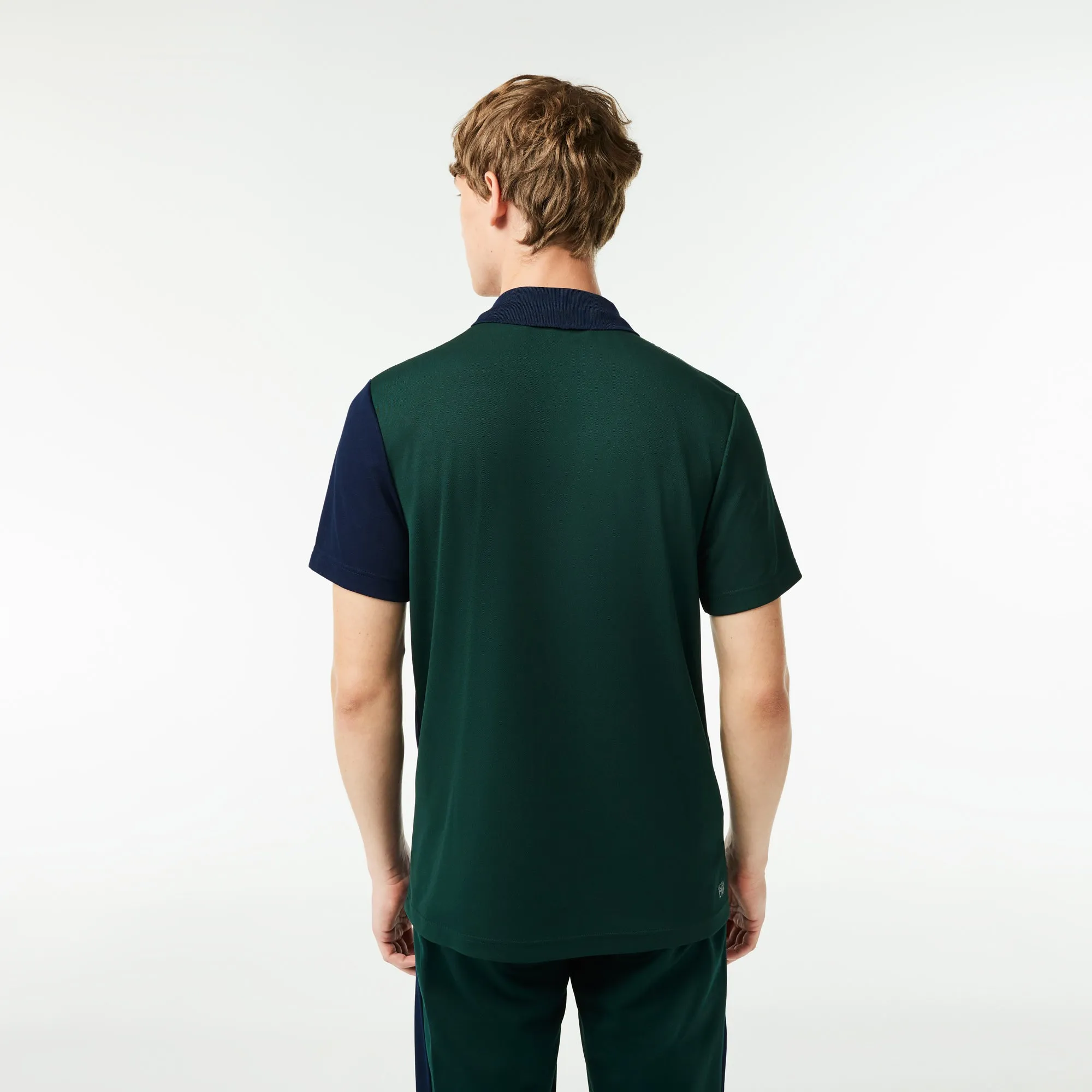 Regular Fit Recycled Knit Tennis Polo Shirt