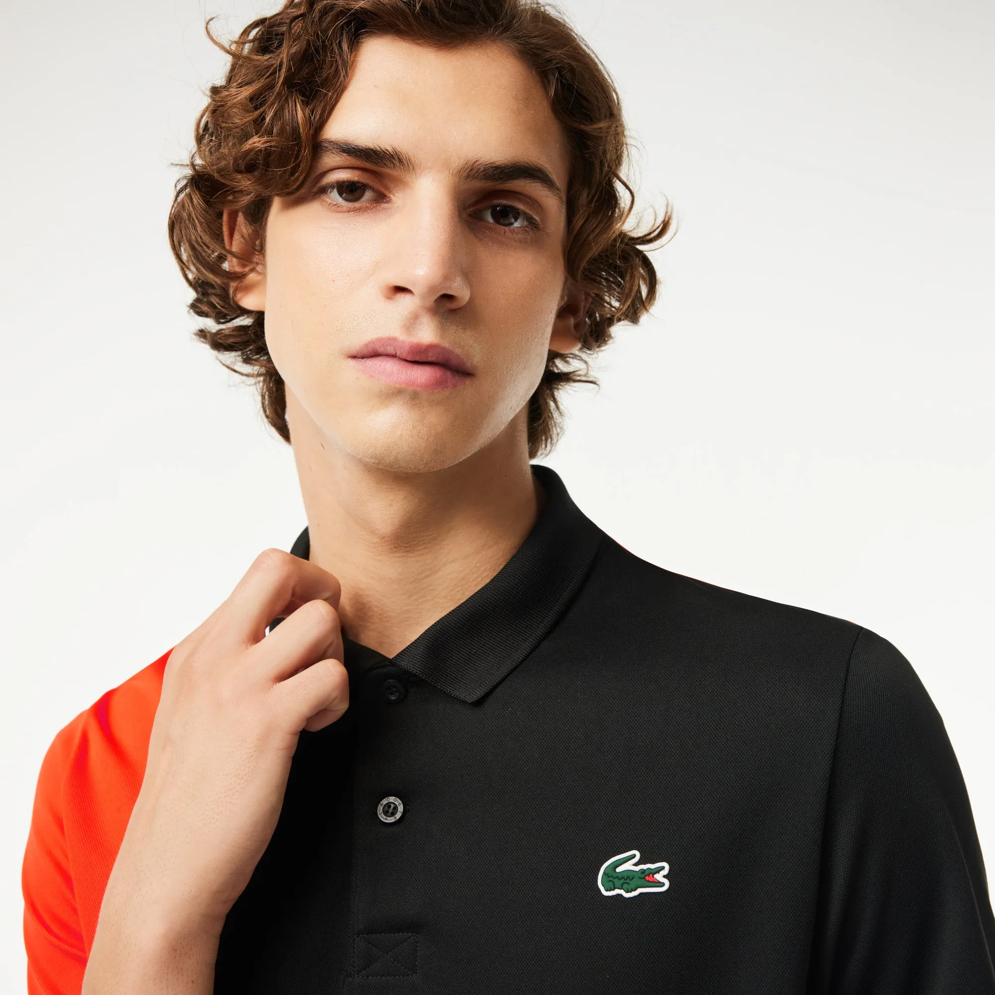 Regular Fit Recycled Knit Tennis Polo Shirt