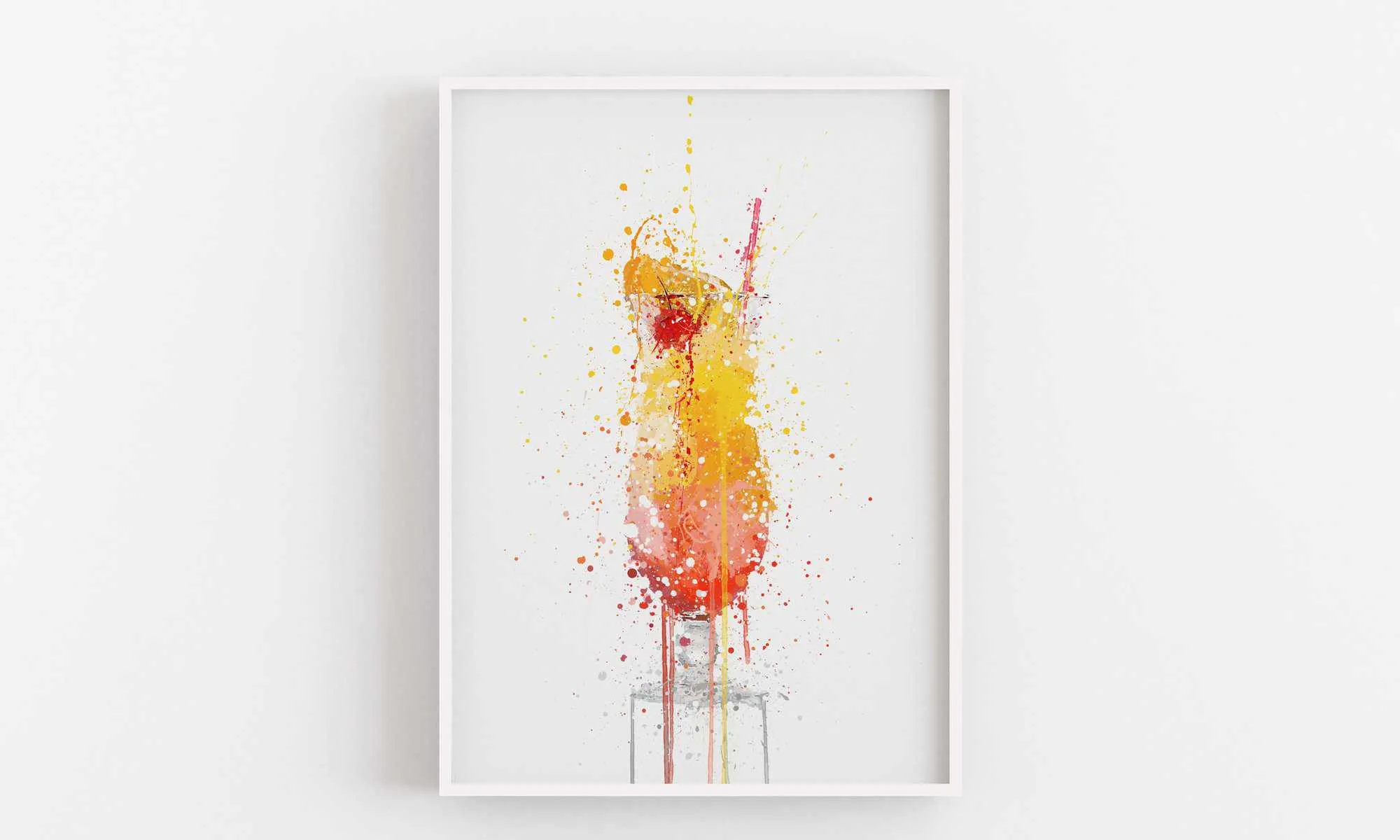 Sex On The Beach Cocktail Wall Art Print