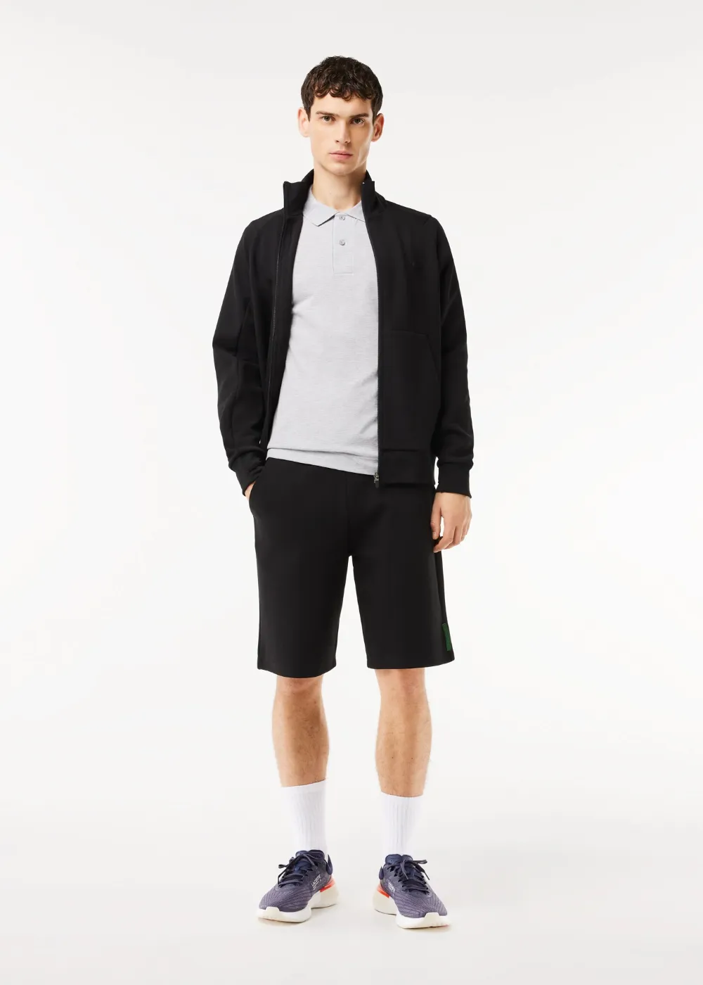 Short Lacoste Lacoste en coton stretch noir