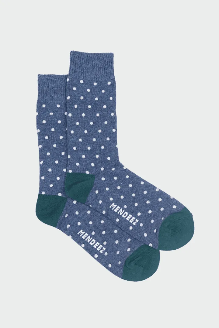 Sky Dots Crew Socks