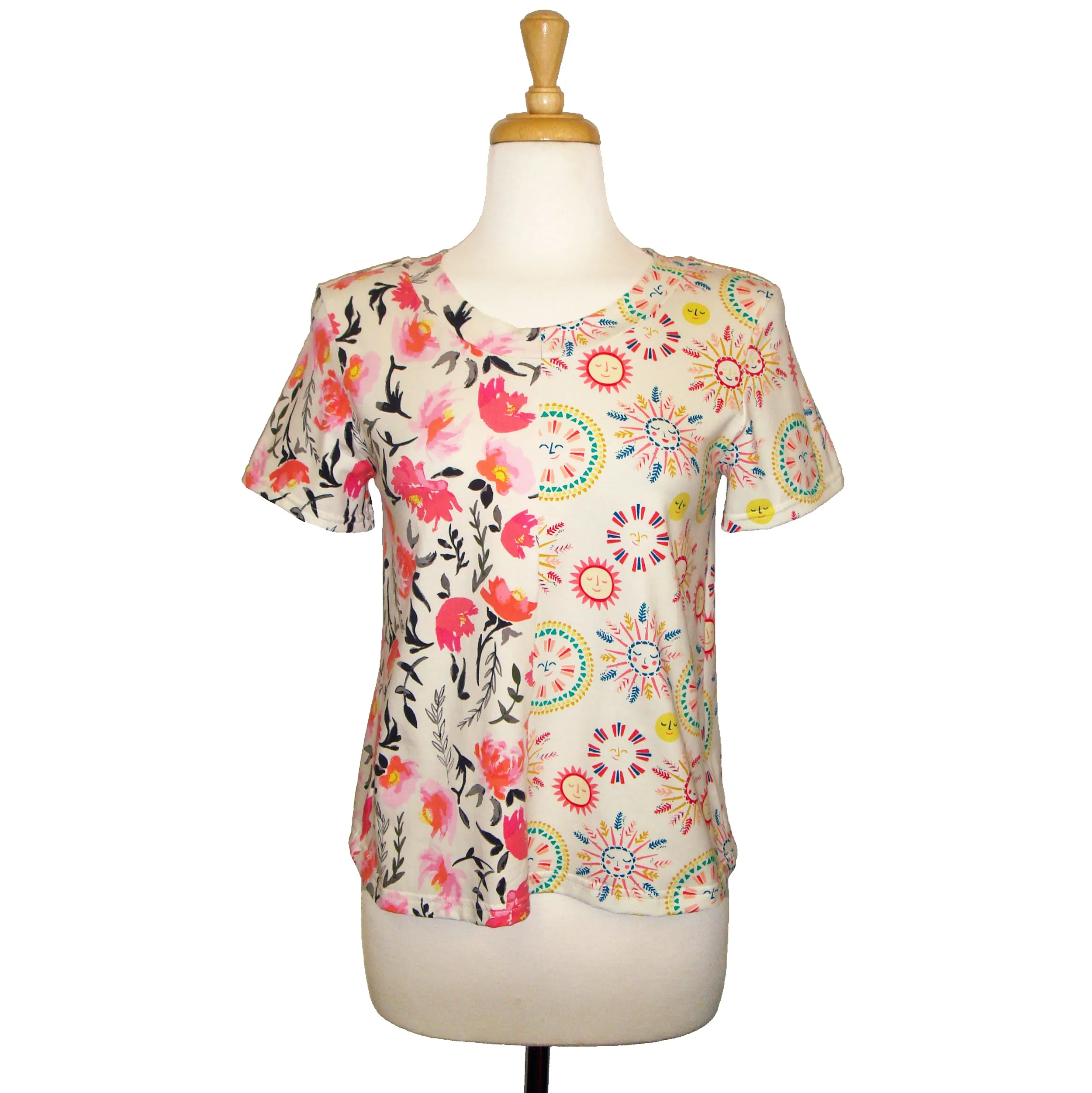 Split Tee - Sunny Aquarelle - Sale