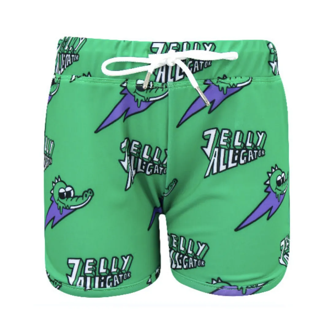 Swim Shorts - Jelly Alligator Green UPF50 