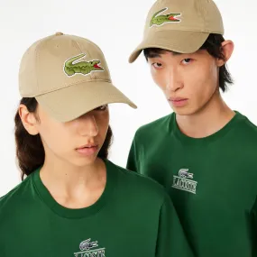 Unisex Lacoste Adjustable Organic Cotton Twill Cap