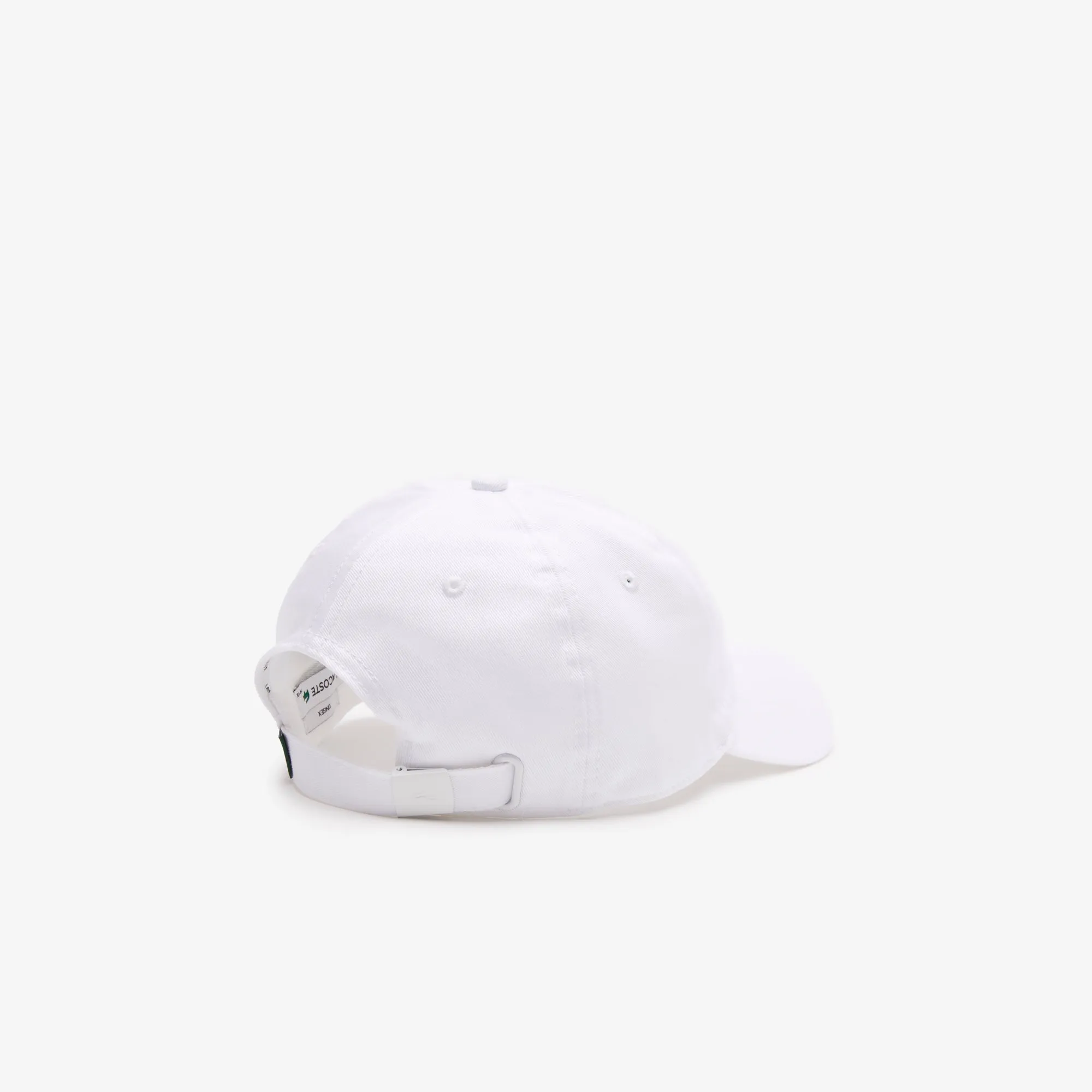 Unisex Lacoste Adjustable Organic Cotton Twill Cap