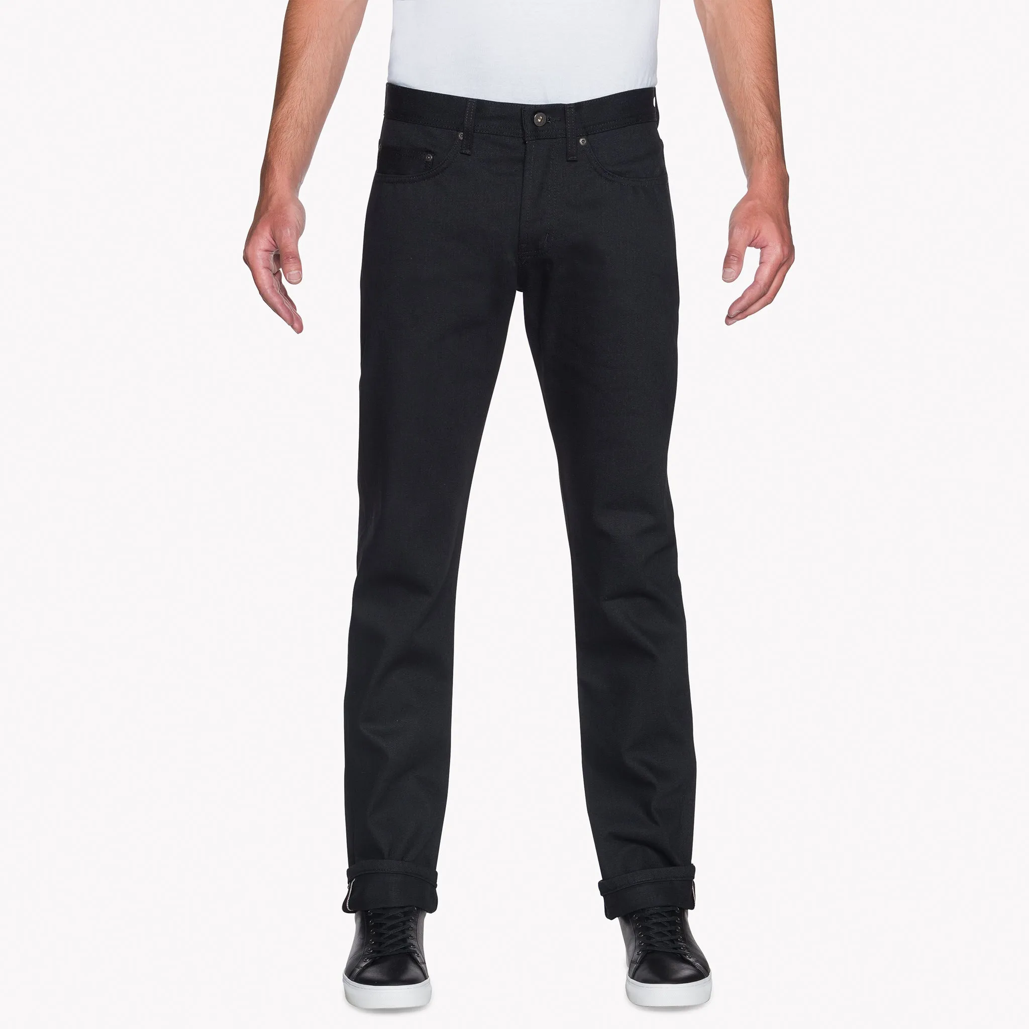 Weird Guy  -  Solid Black Selvedge