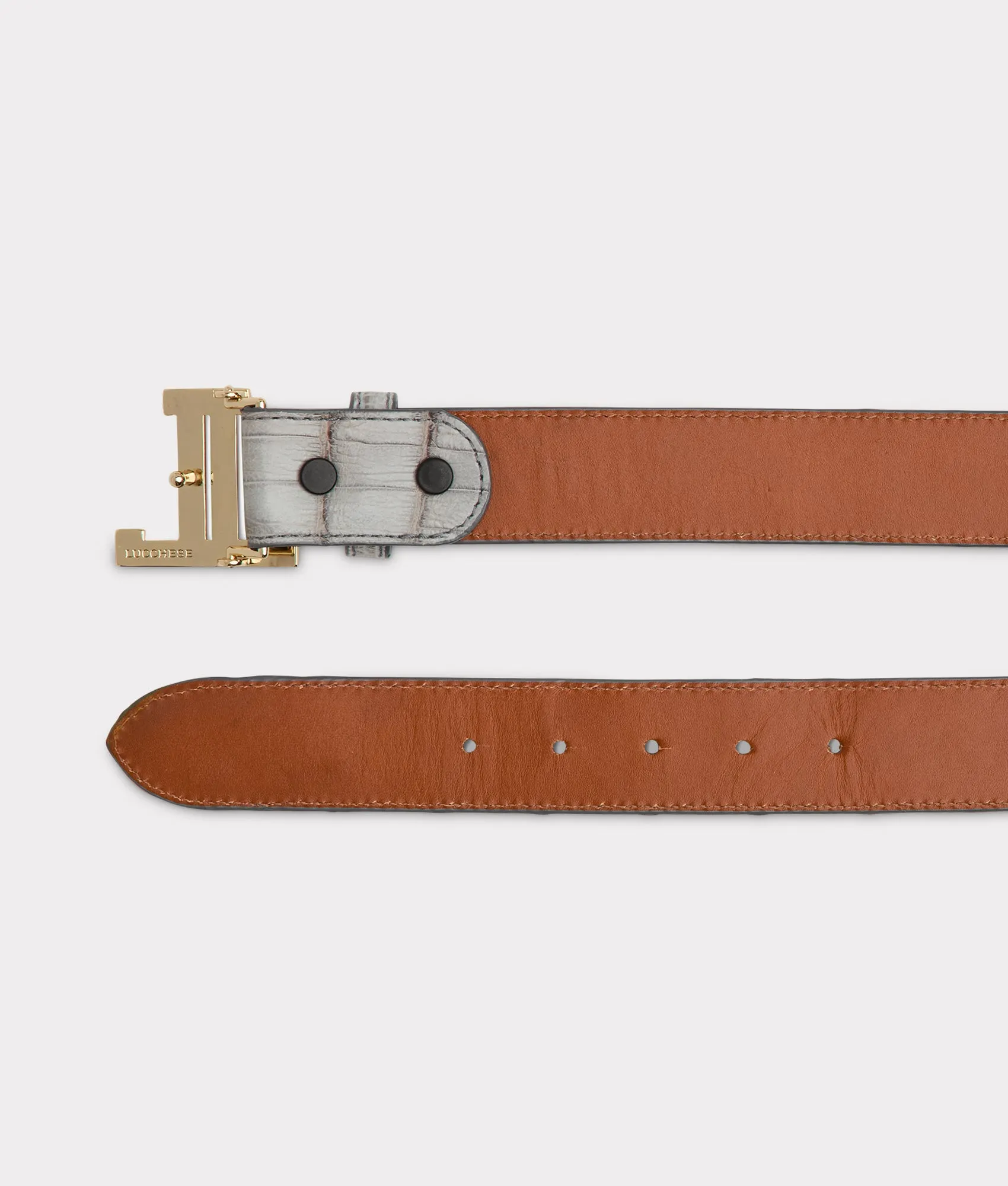 Women's Exotic Mirrored L Belt :: Iceberg