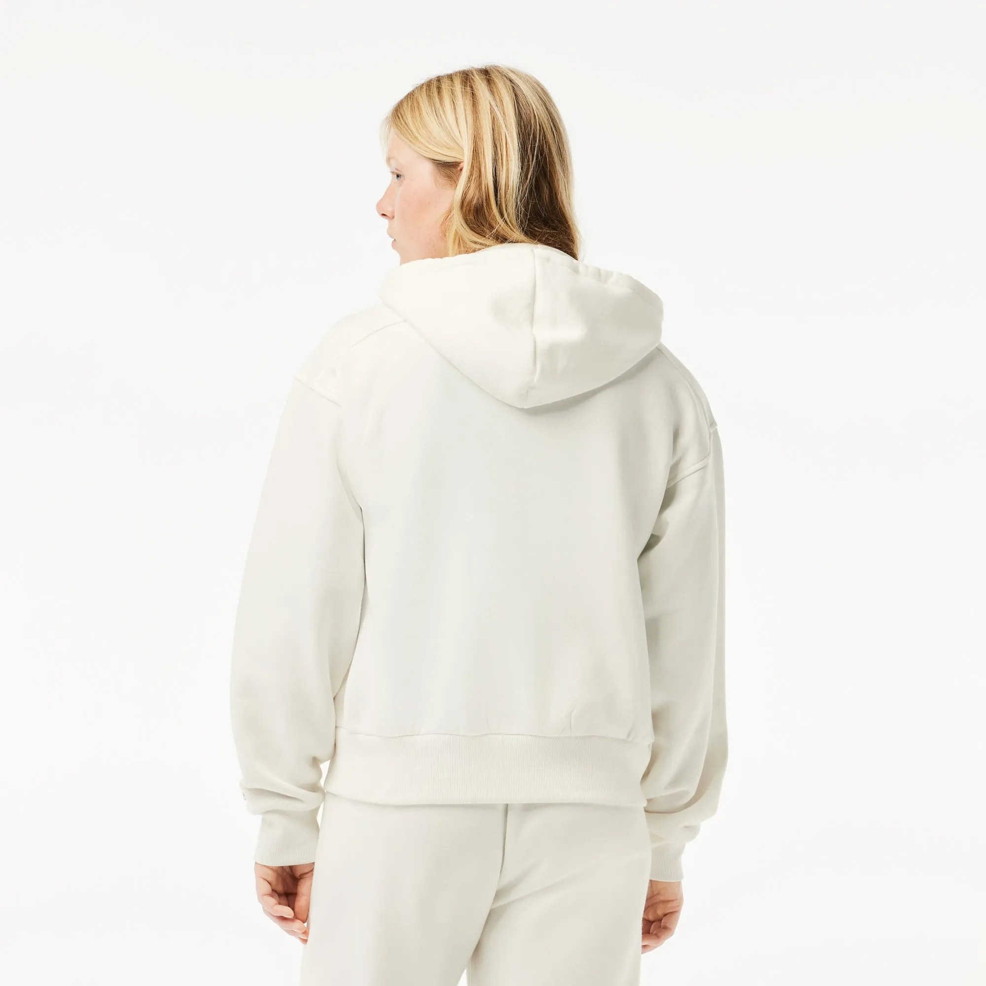 Zipped Cotton Jogger Sweatshirt